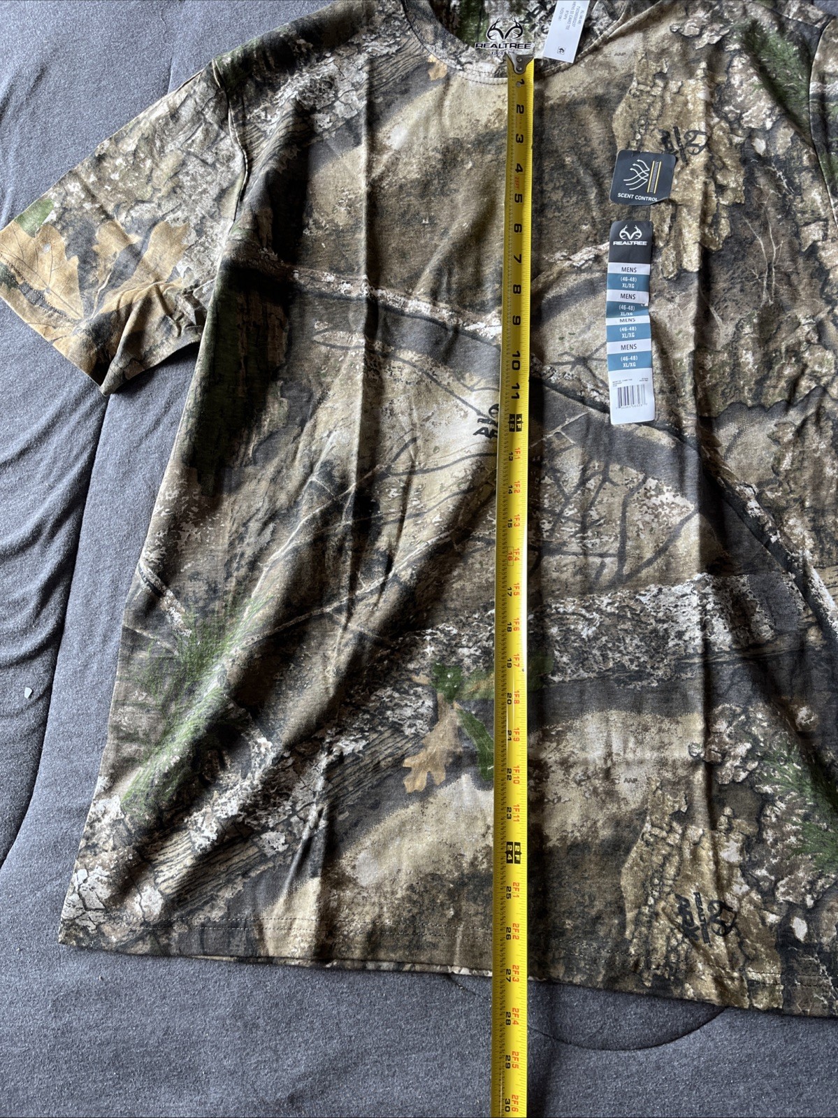 NEW MEN'S SIZE LG REALTREE APX SCENT CONTROL HUNTING CAMO SHORT SLEEVE T-SHIRT gallery