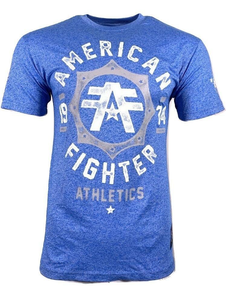 AMERICAN FIGHTER NORTH CAROLINA MARBLE Men's T-Shirt Blue * gallery