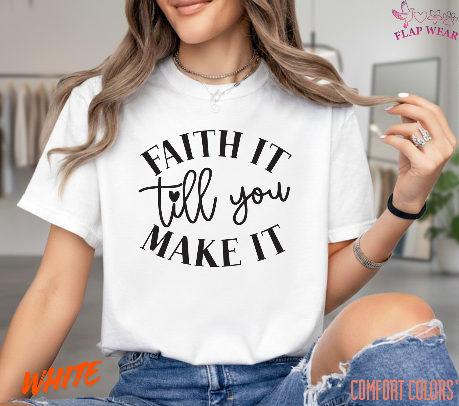 Unisex Faith It Till You Make T-Shirt, Men T shirt,Women T shirt Gift Christian gallery