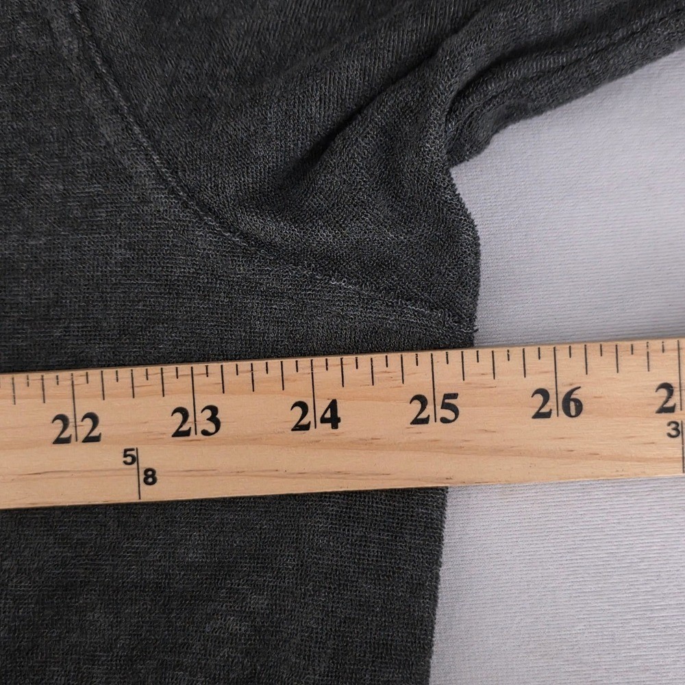 Carbon 2 Cobalt Men Green Gray Heather Long Sleeve Henley Shirt Cotton Blend XL gallery