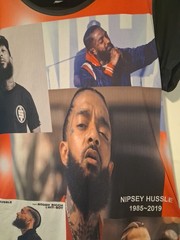 Brand New Nipsey Hussle 95%Polyester 5% Spandex Shirts Small, Large, X-large