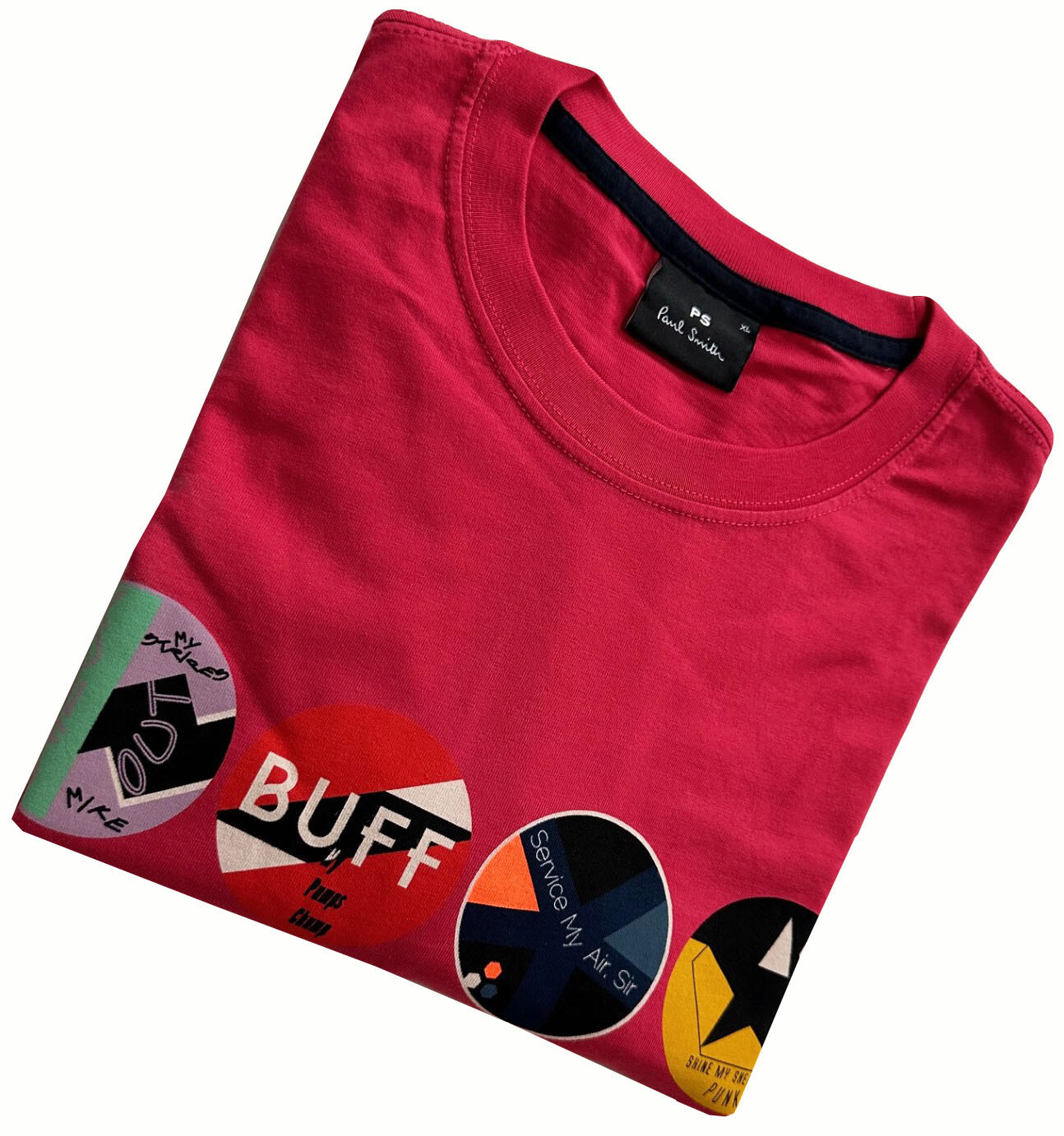 PAUL SMITH 100% ORGANIC COTTON RED T-SHIRT / TOP BNWT RARE SZ-XL semi fitted gallery