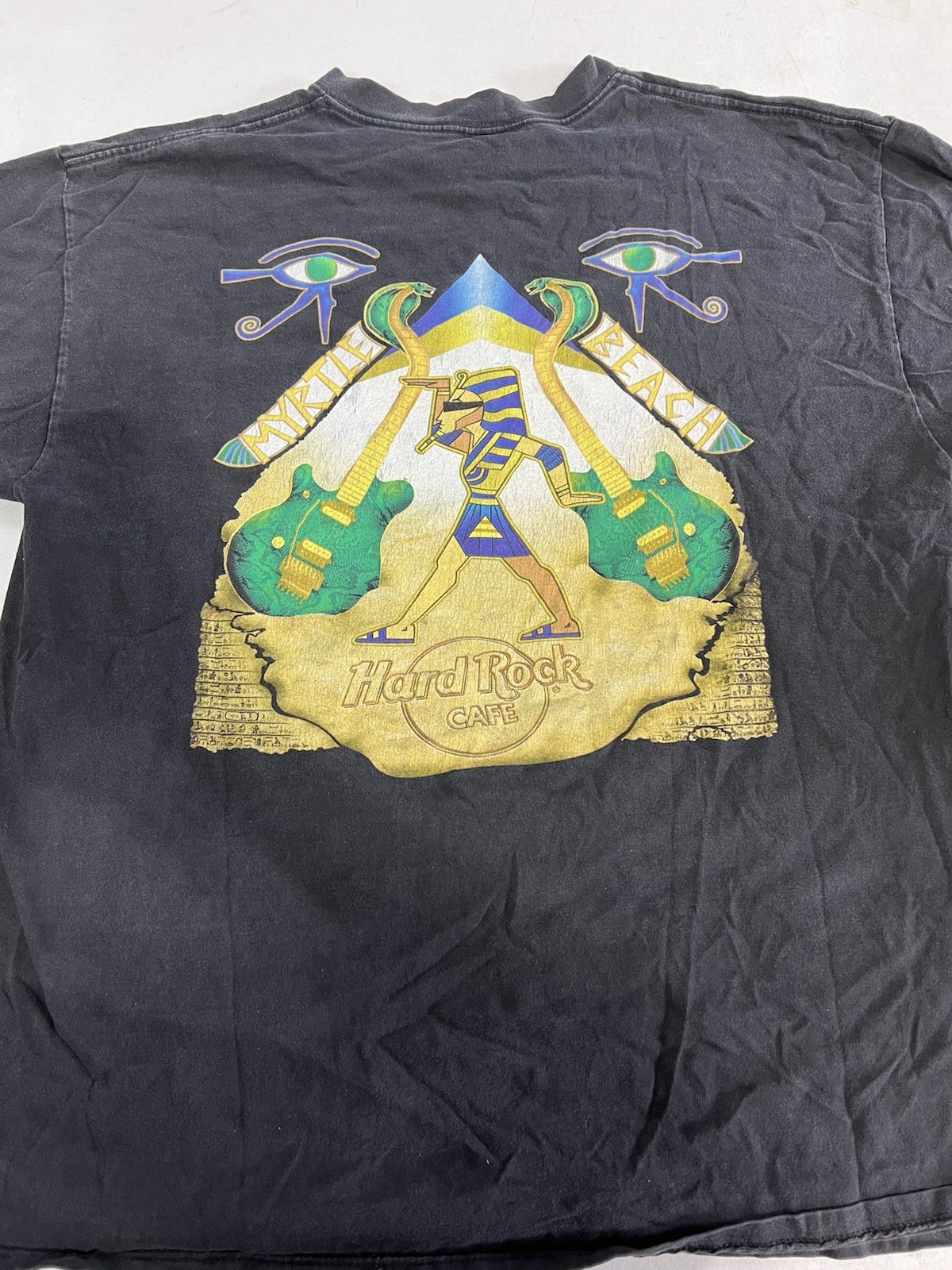 Vintage 90s Hard Rock Cafe Egyptian T Shirt Size XL