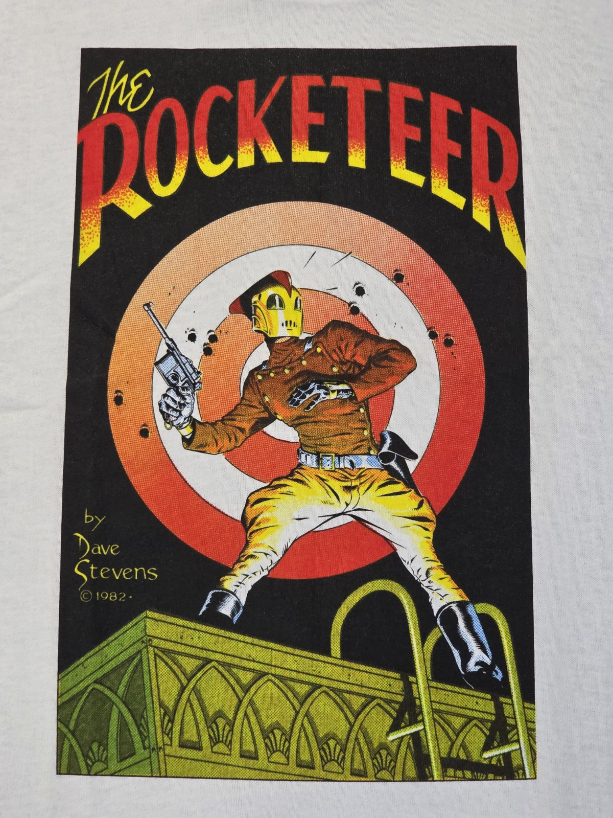 Vintage 1982 Rocketeer Men's L T-Shirt Stedman USA Pacific Comics Single Stitch gallery