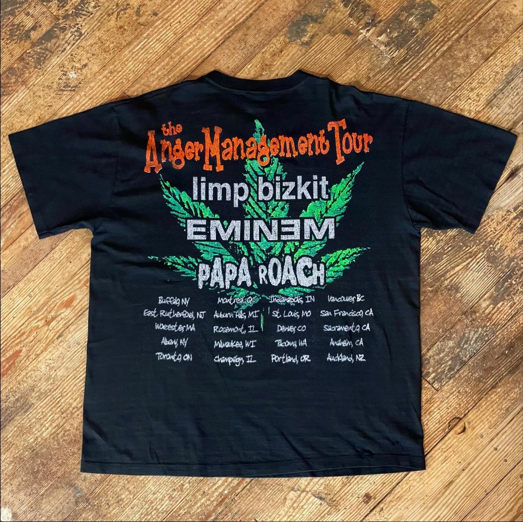 Limp Bizkit Anger Management Tour Washed T-Shirt Black XL gallery