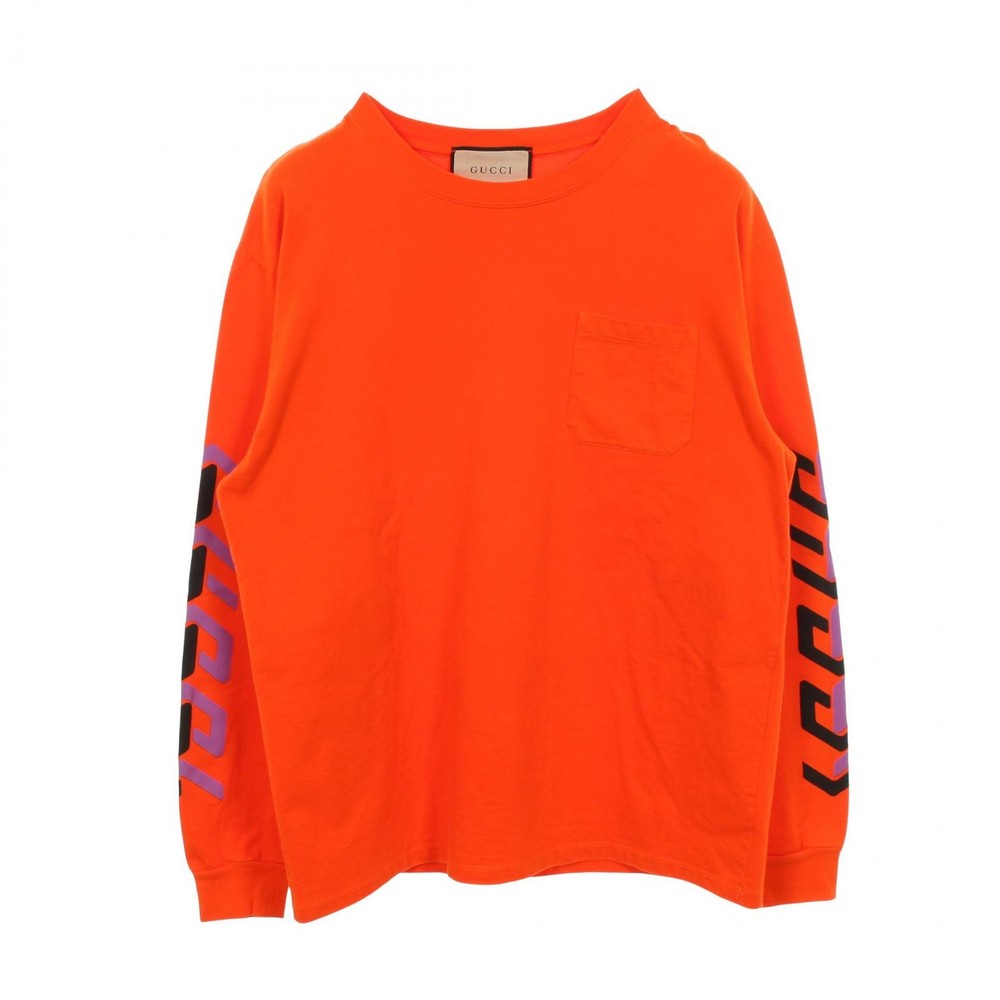 Gucci Arm Mirror Print Cotton Long Sleeve T Shirt – DUTY FREE