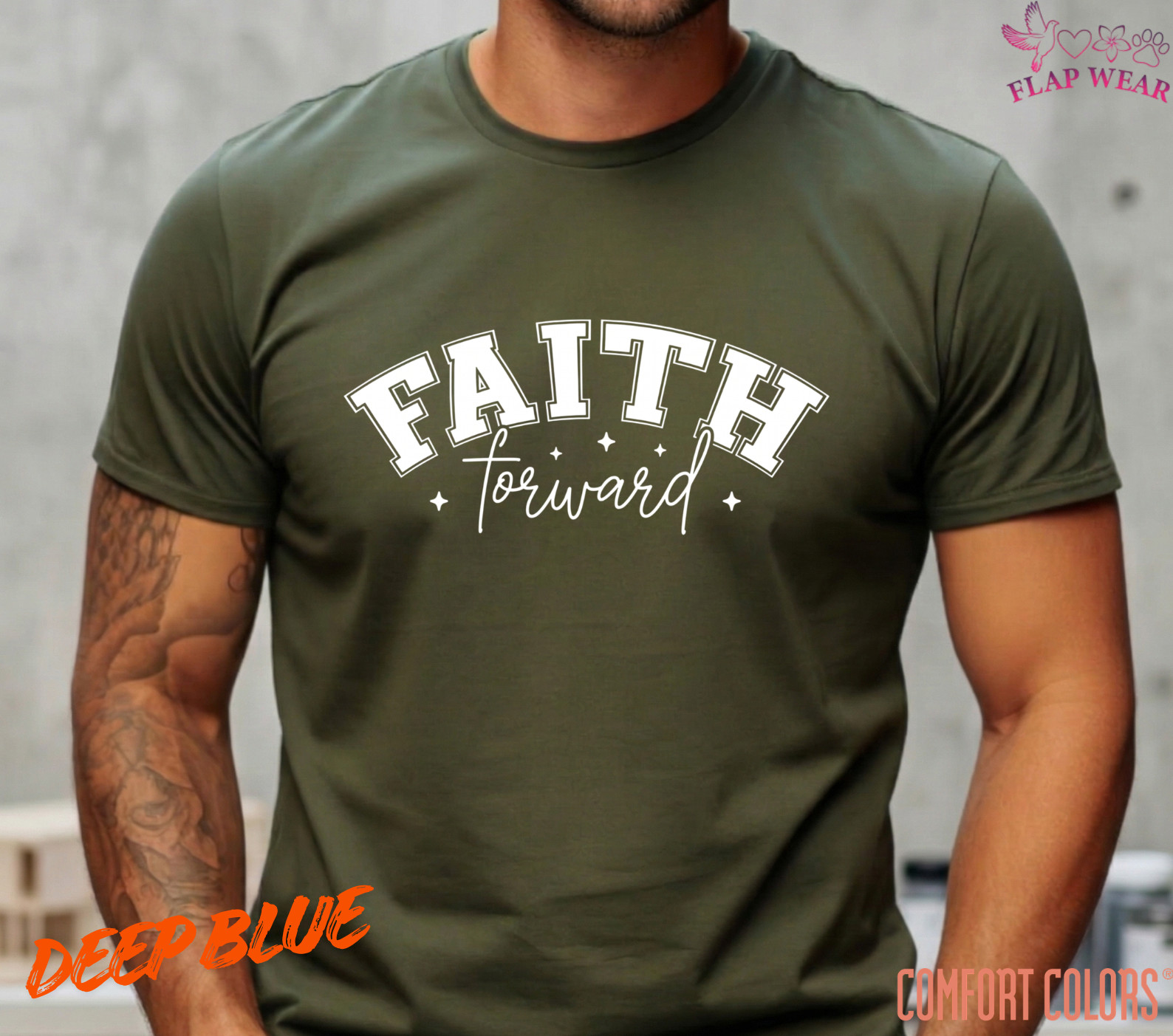 Unisex Faith Forward T-Shirt, Men T shirt,Women T shirt Gift ReligionTop gallery