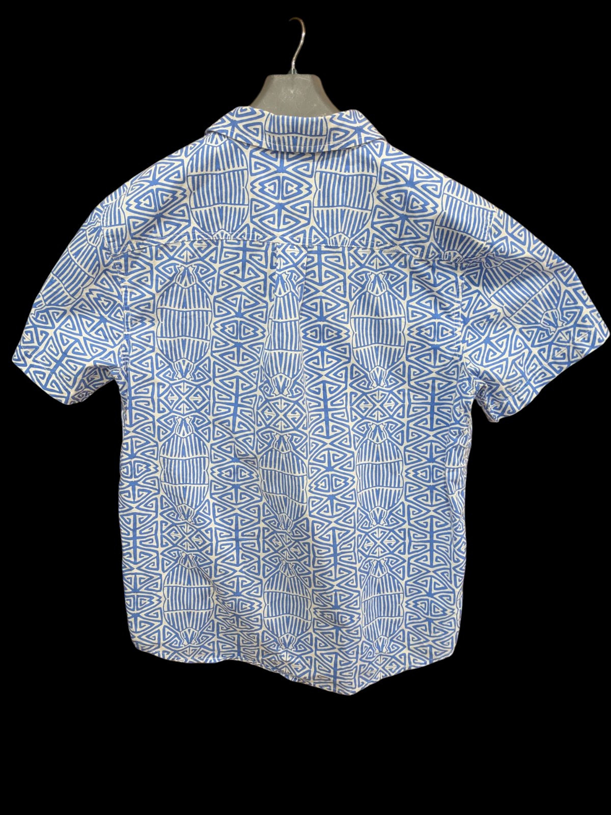 Prana Button Up Short Sleeve Organic Cotton/Recycled Polyester Medium gallery