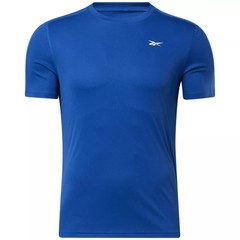 Reebok Workout Ready Tee Vector Blue Size Medium Speed Wicking Crewneck Men