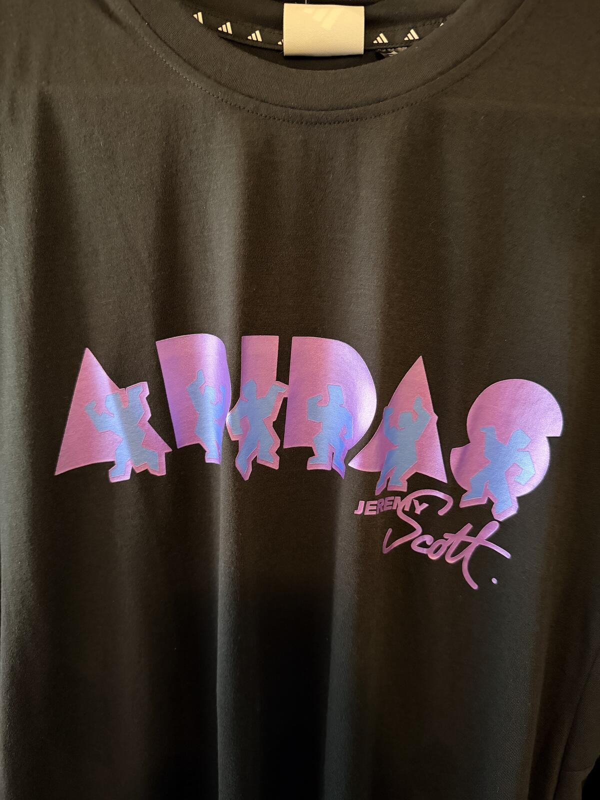 adidas Jeremy Scott Collaboration Graphic Tee Mens Large New w/Tags Streetwear gallery