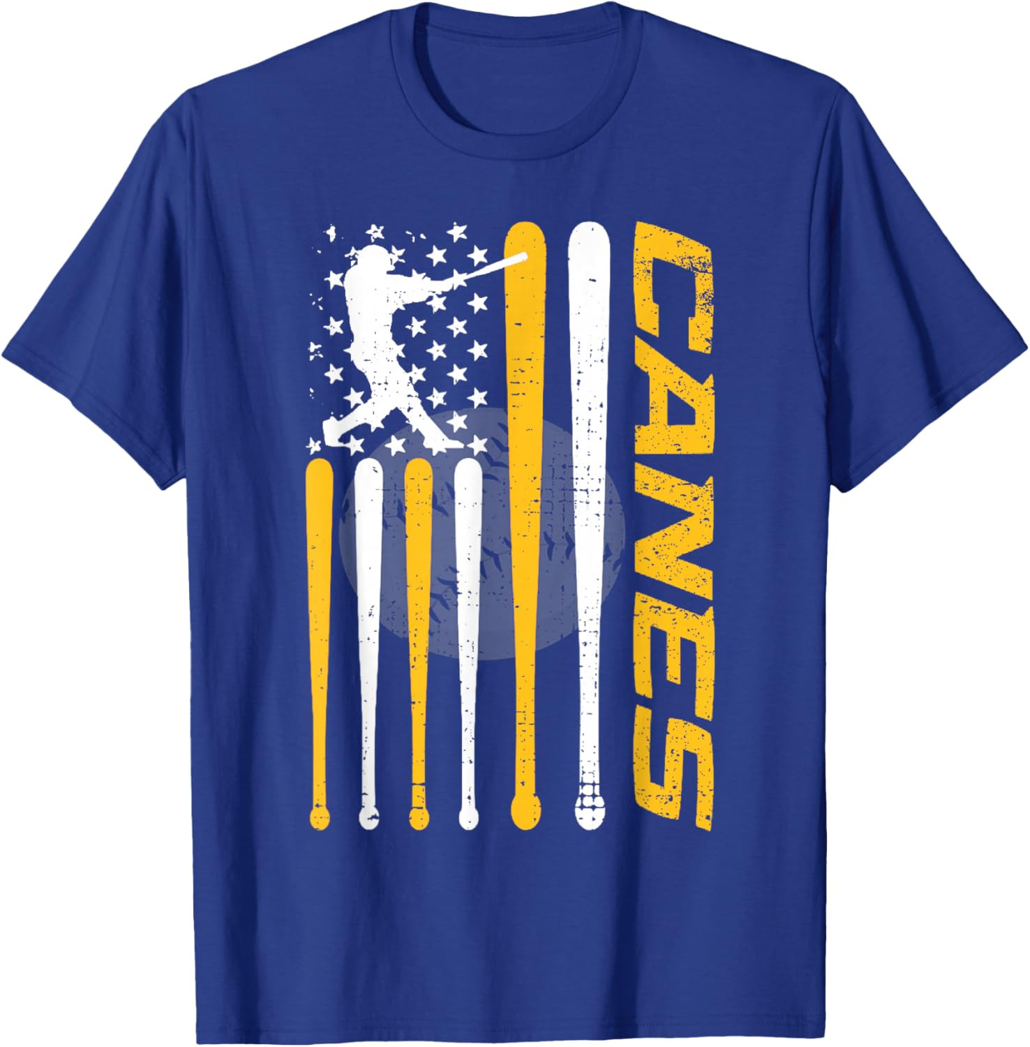 Vintage Canes Baseball Sports T-Shirt gallery