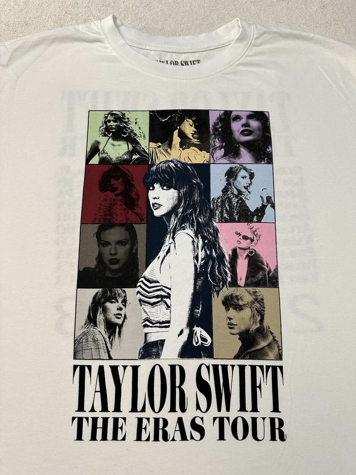 2000s Y2K 2023 Taylor Swift Eras Tour US Tour Dates Music Promo T-Shirt, XXL NEW gallery
