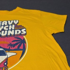 B&C Collection Men’s Yellow Graphic Logo Short Sleeve Crew Neck T-Shirt XL