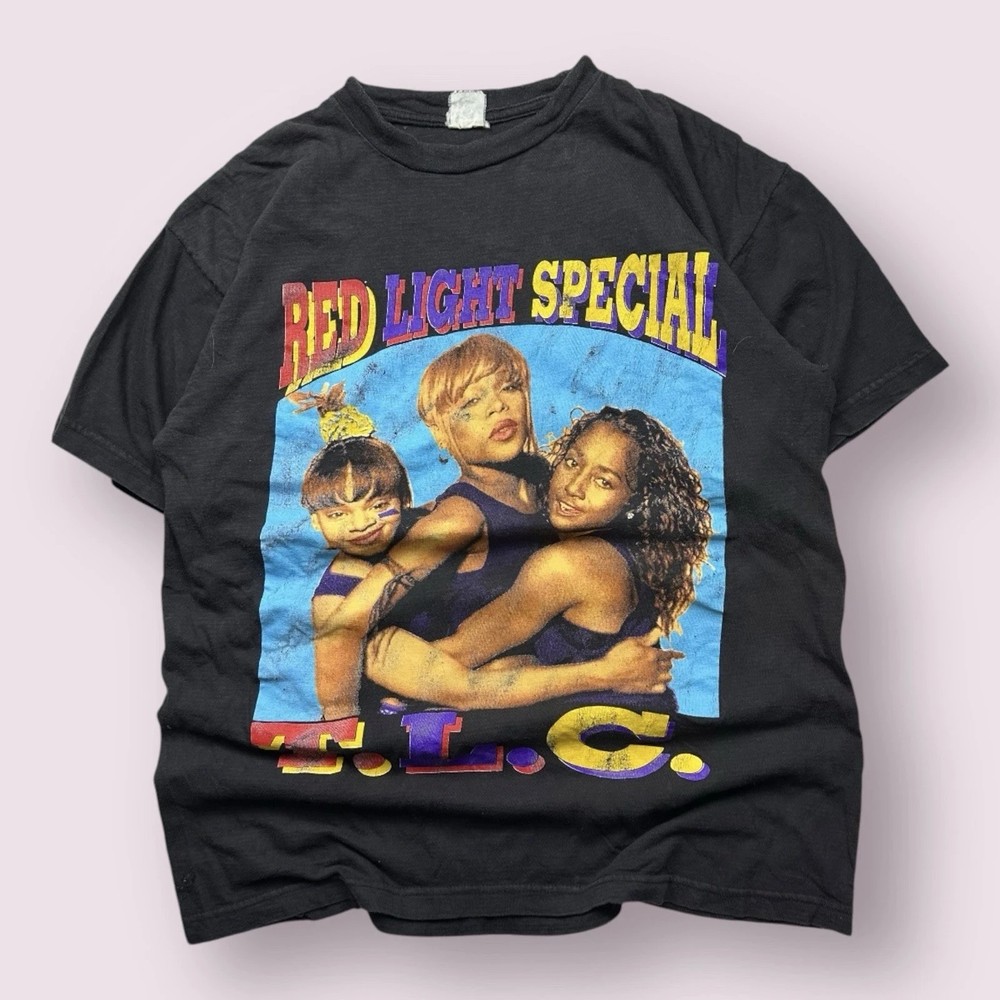 Vintage Men’s TLC Graphic Rap Tee Hip Hop Shirt 90s