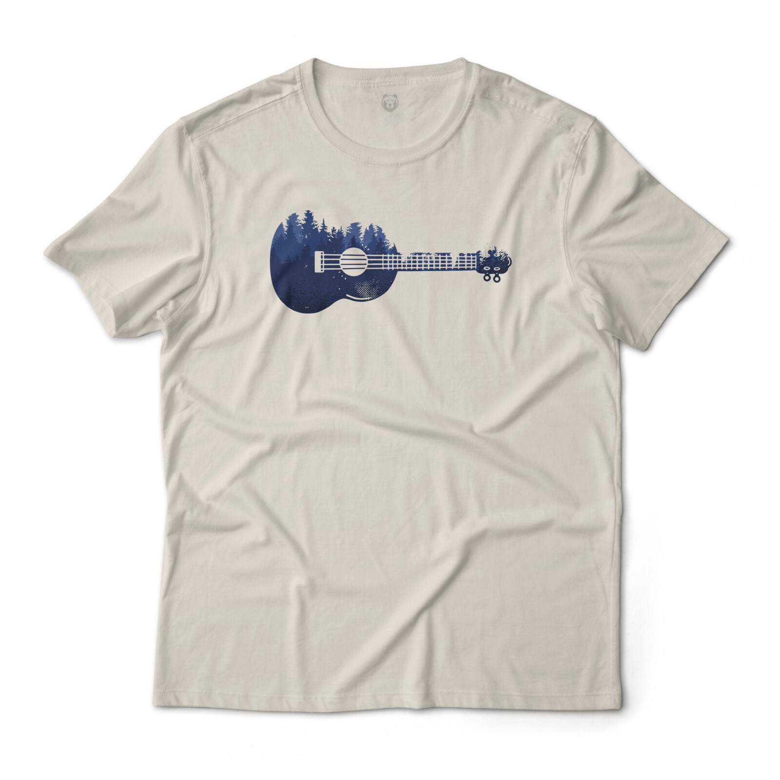 Forest Ukulele Music Aesthetic Graphic T-Shirt Lightweight Cotton Tee gallery