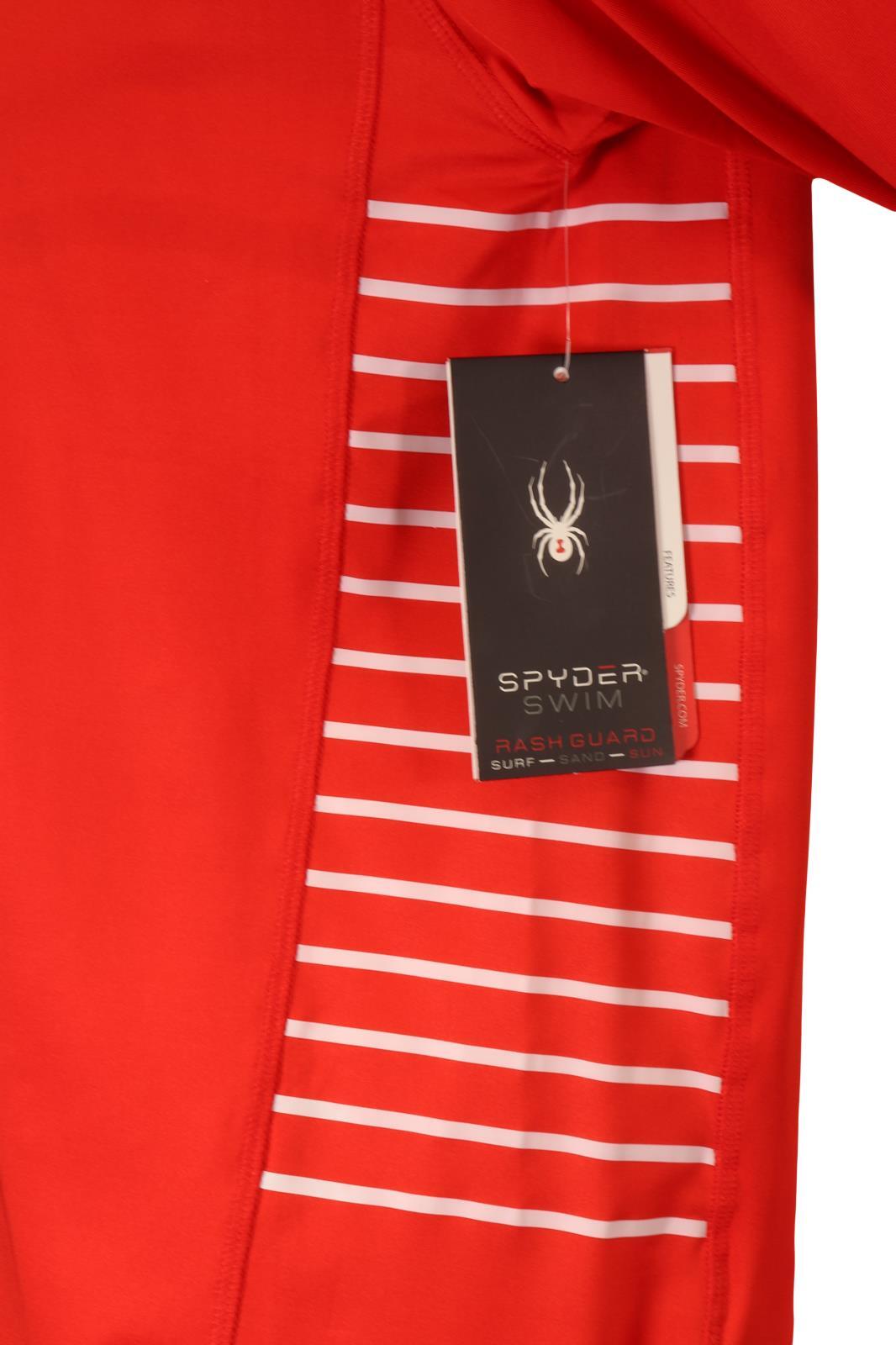 Spyder Men's T-Shirt Red UPF30+ Rash Guard L/S (S01D) gallery