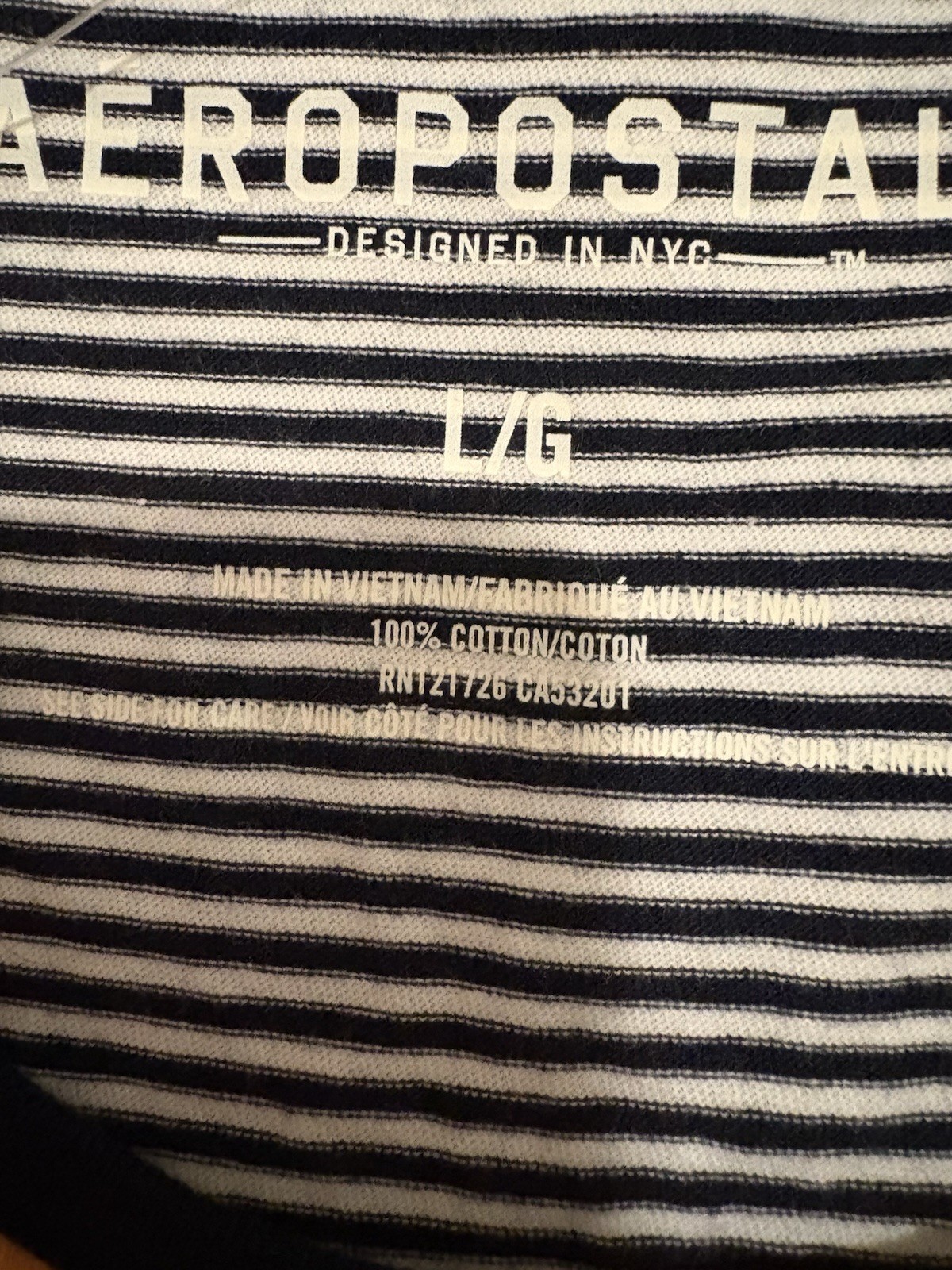 Aéropostale Men's Striped Colorblock Crew Neck Pocket Tank Top, Size L gallery