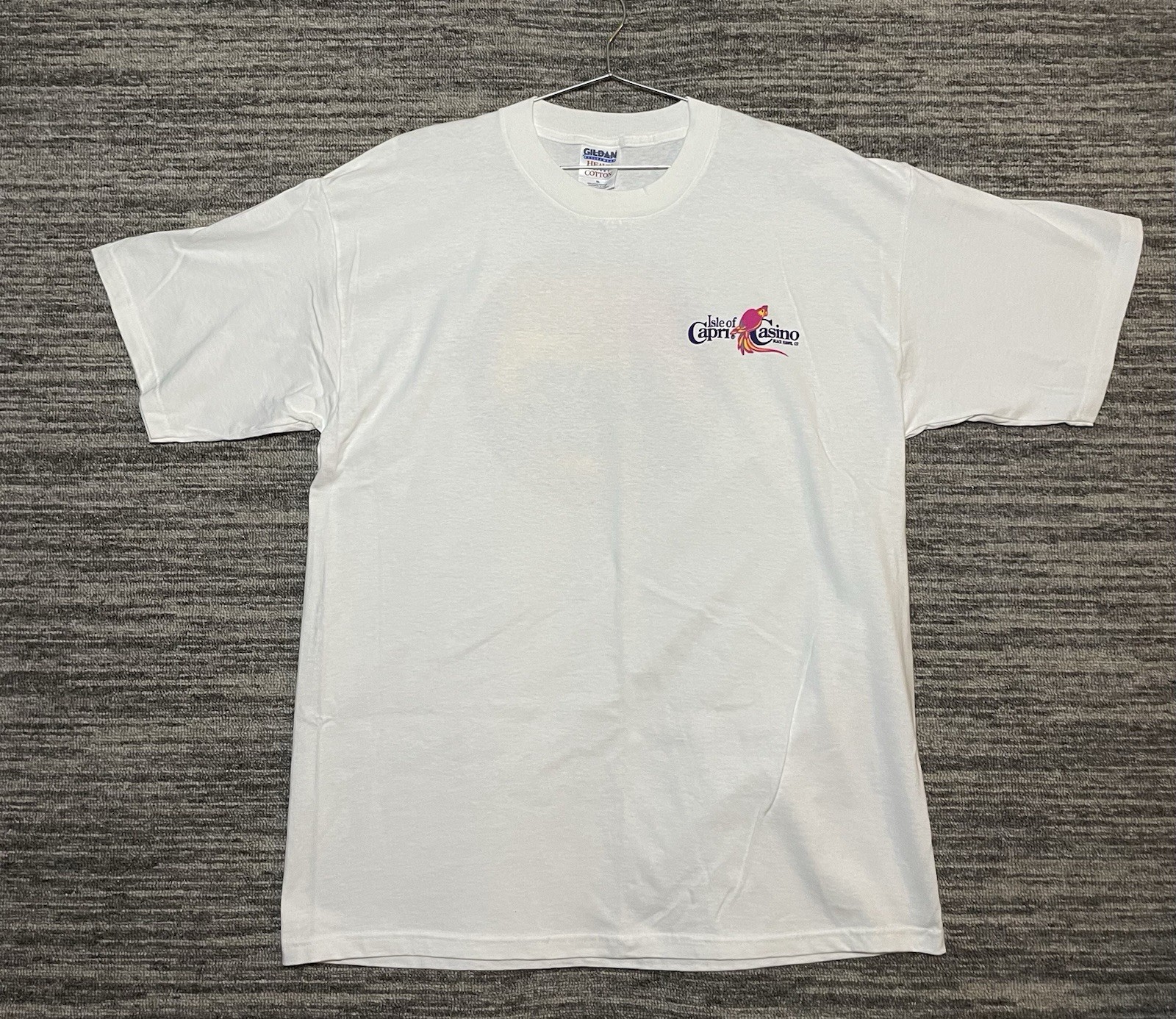 Vintage 1999 Blackhawk Colorado Isle of Capri Casino Grand Opening Shirt size XL