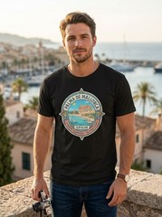 Palma de Mallorca Spain Harbor Graphic T-Shirt Unisex Travel Tee