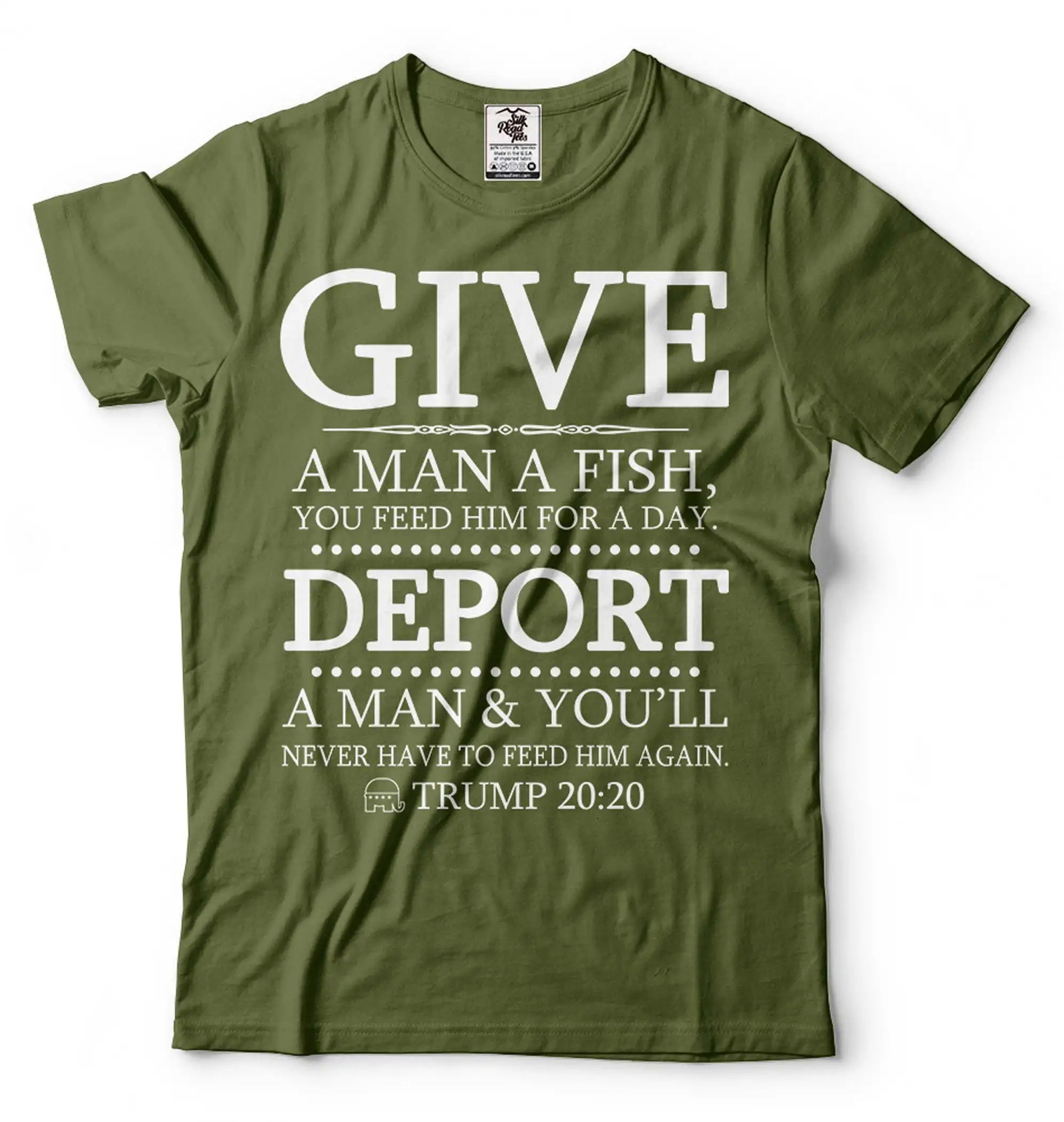 Funny Political Tee Trump 20:20 Shirt Deport A Man Shirt Dad Political Gift gallery