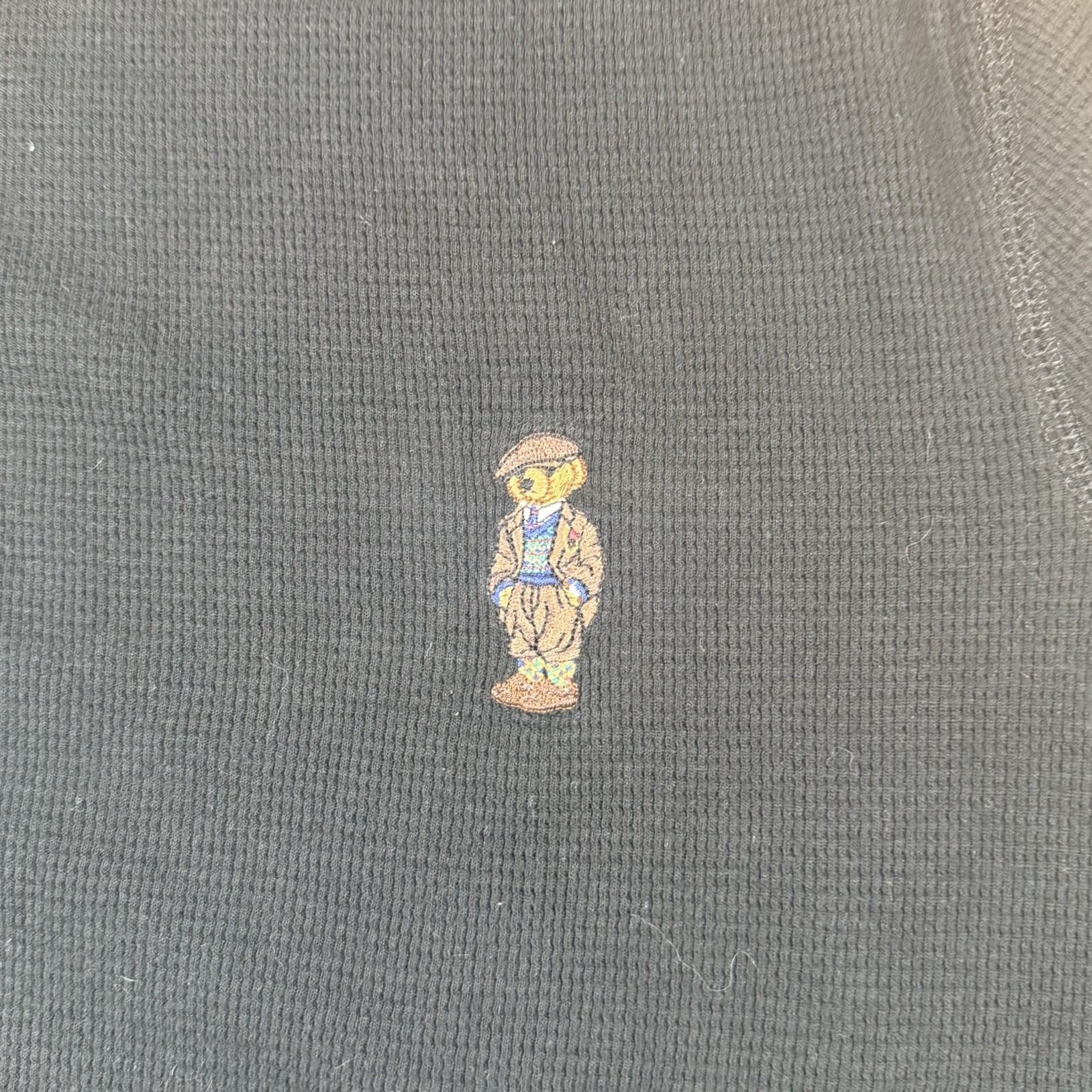 Polo Ralph Lauren Formal Bear Thermal Shirt Mens XL gallery