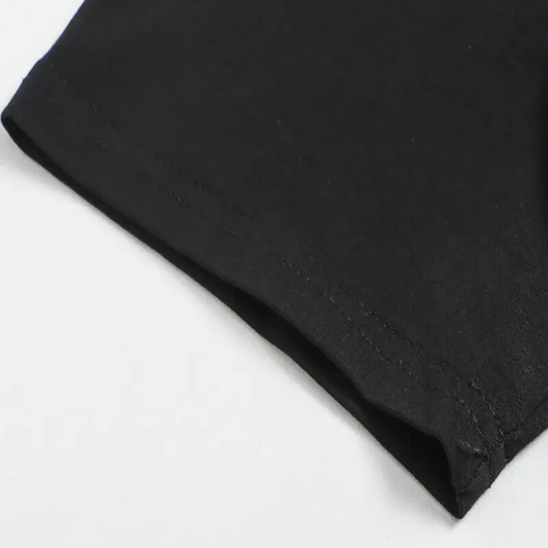 New Men Fashion V-Neck Diamond Rhinestones Bear Luxury Black T-Shirt gallery