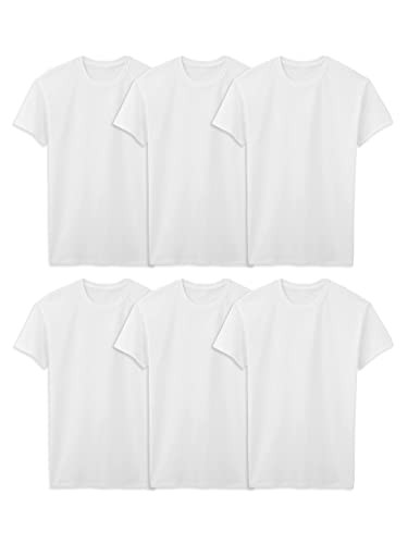Fruit Of The Loom Men’s Eversoft Cotton Stay Tucked Crew T-shirt, Tall