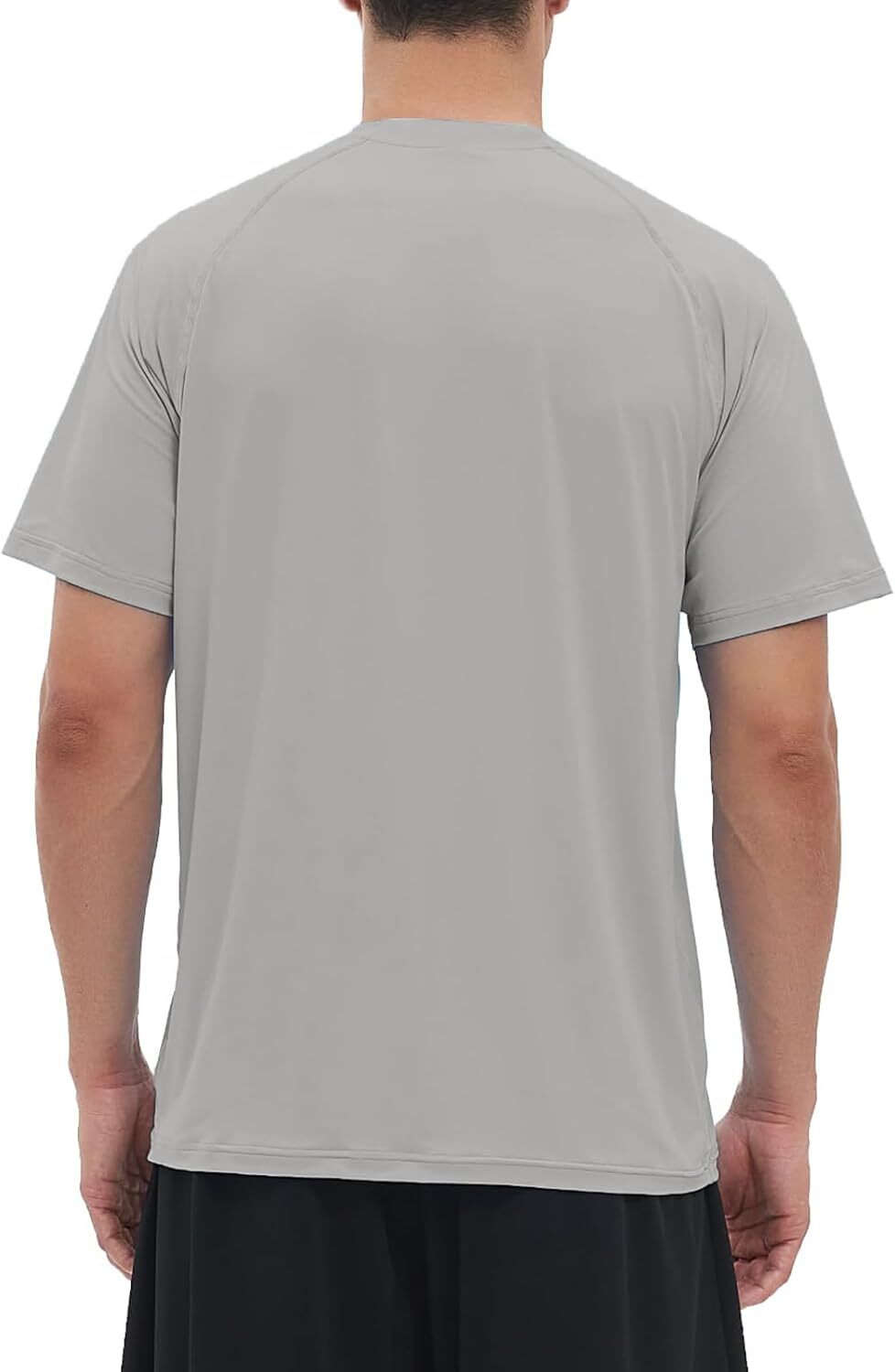 Men's Rash Guard Short Sleeve UPF 50 Quick Dry Sun Protection Fishing T Shirt gallery