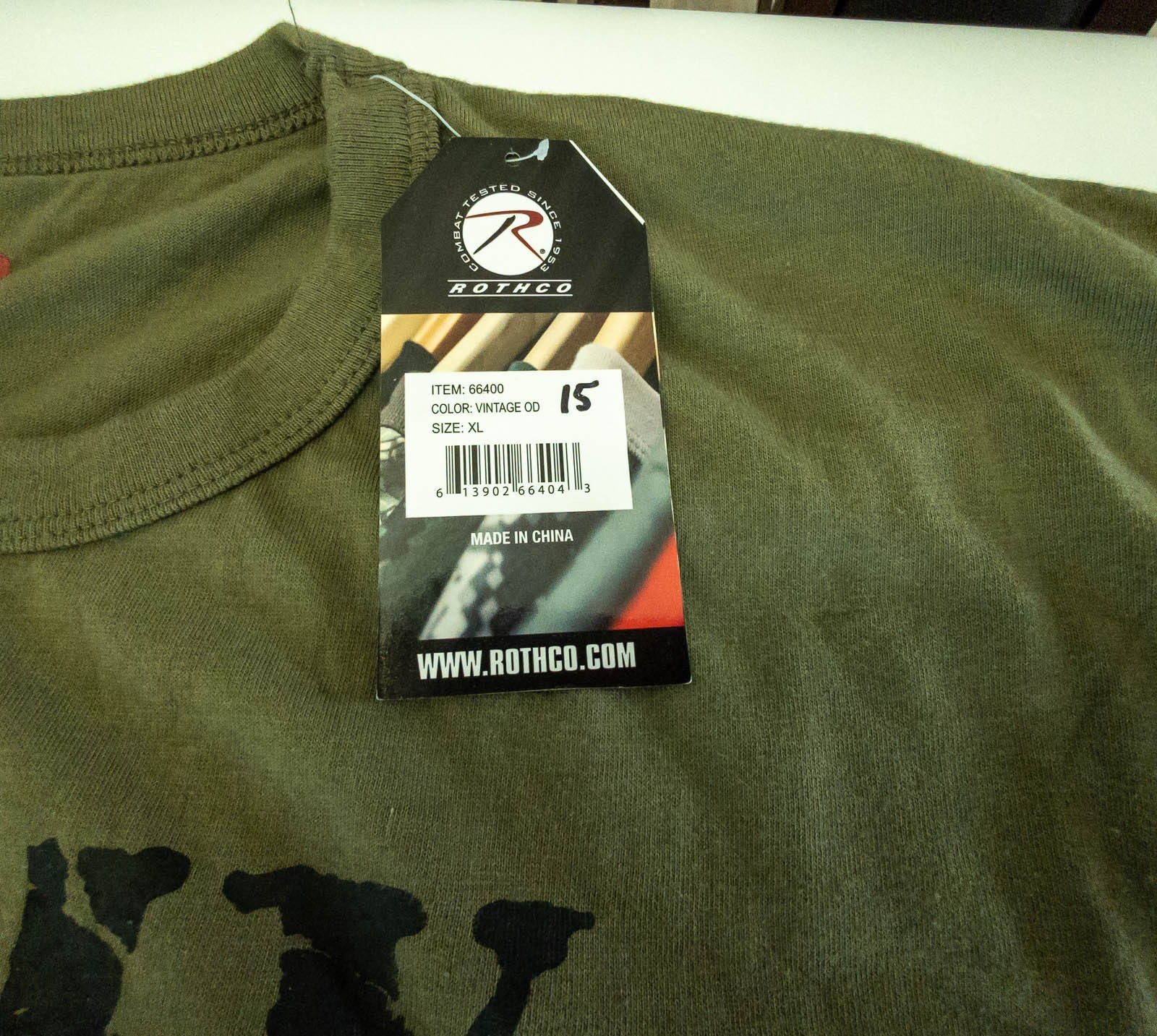 NEW Rothco Solid T-Shirt Army Green Military Short Sleeve 60/40 66400 XL w tags gallery