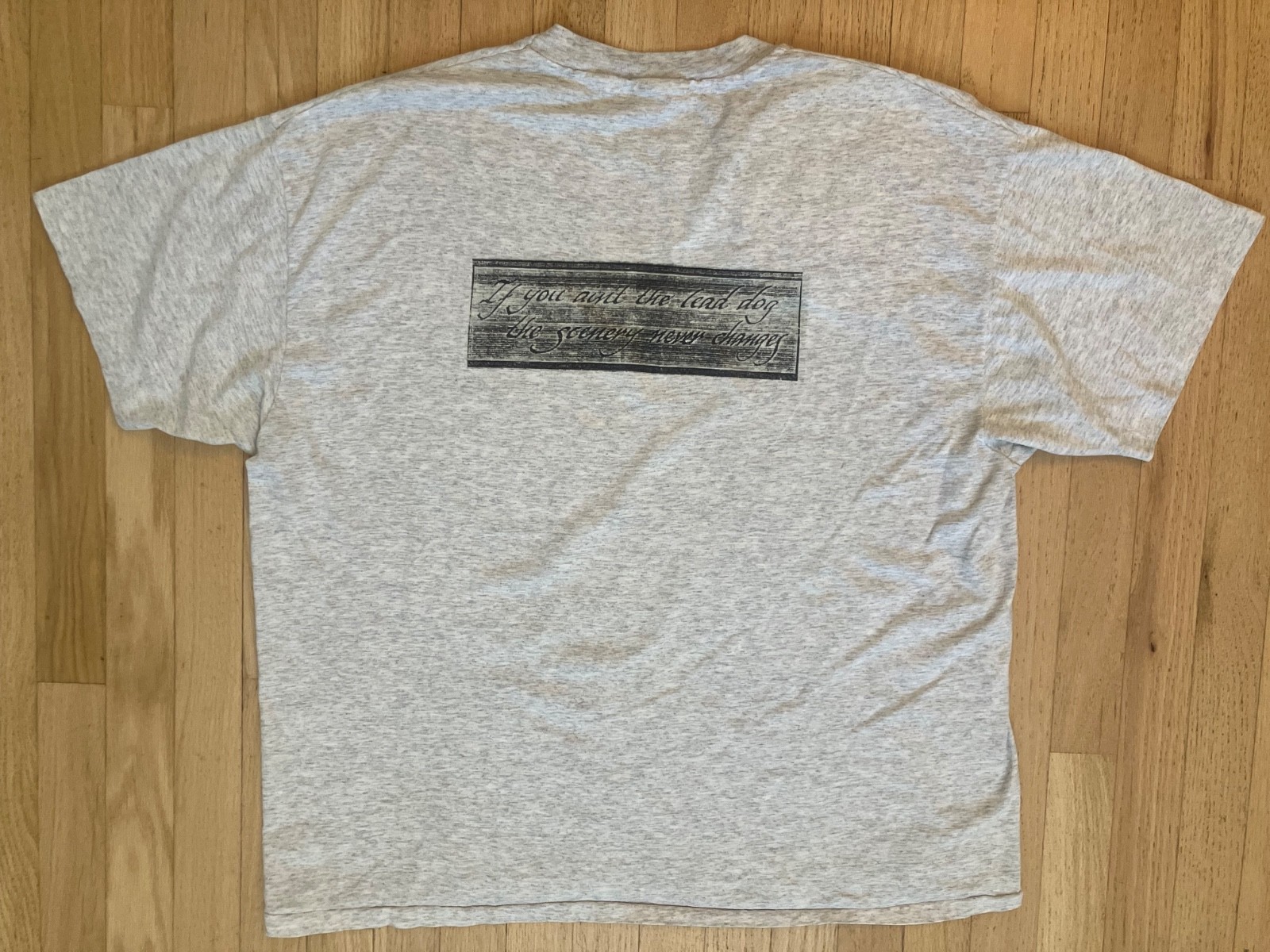 VTG L Gizzard If You Ain't The Lead Dog Rifle Shooting Shirt, Padded Shoulder XL gallery