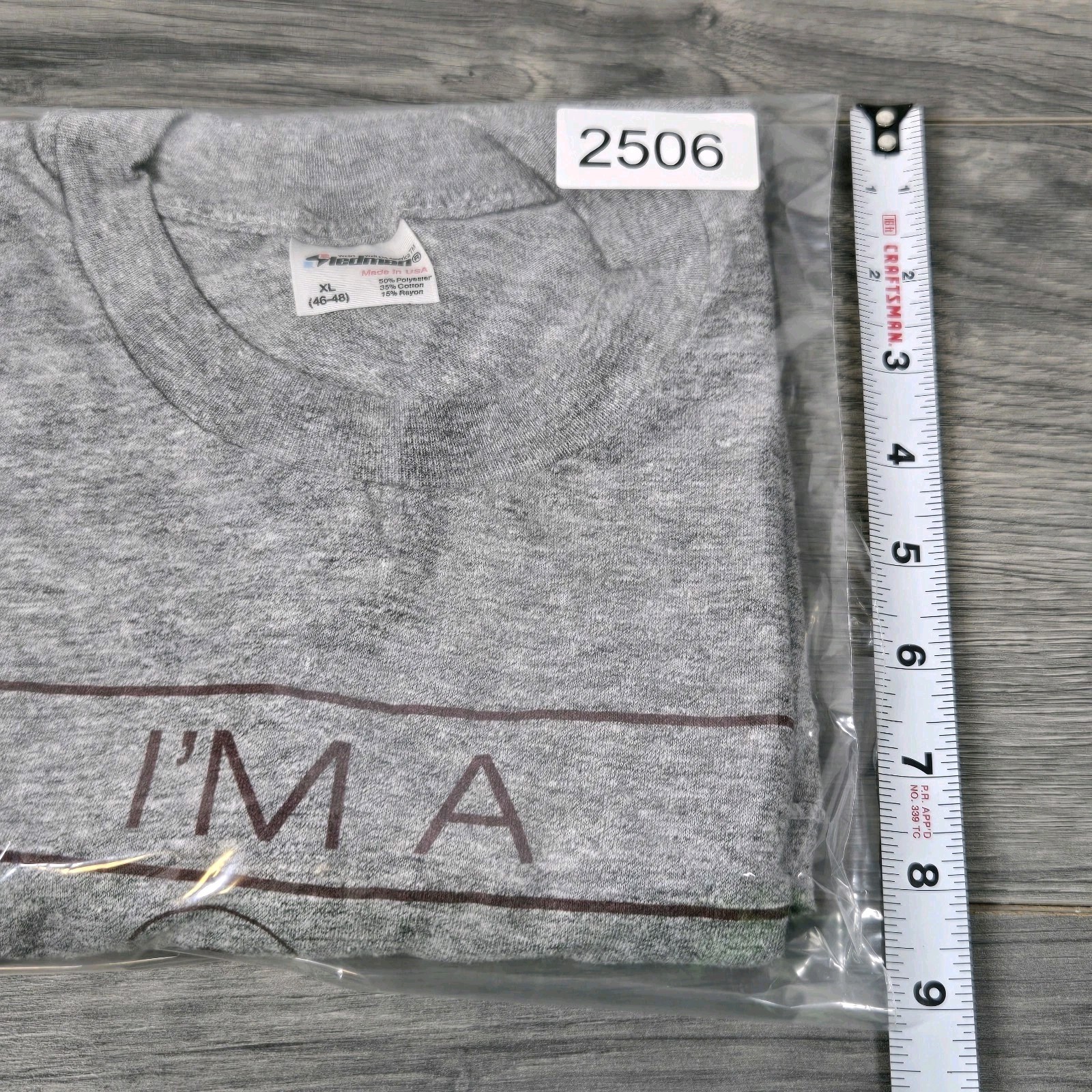 Vintage 90s Stedman T Shirt Mens XL Gray Heathered Graphic Short Sleeve Shrunk gallery