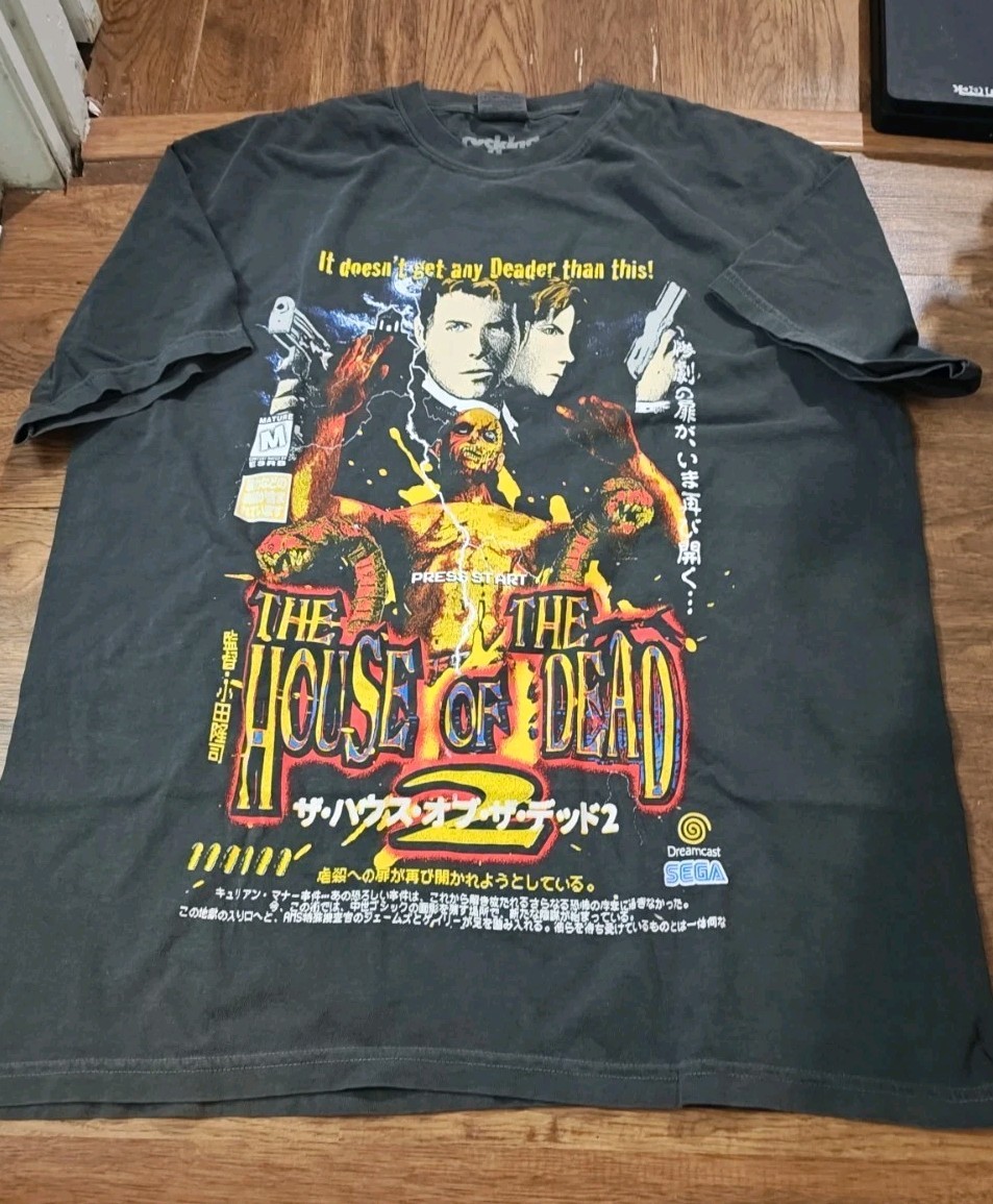 Rucking Fotten The House Of The Dead 2 Sega Dreamcast TShirt Men's XL Retro gallery