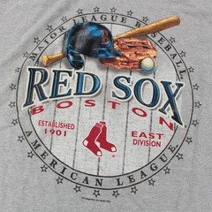 nwt ds 2004 Boston Red Sox American League t-shirt LARGE vtg y2k MLB baseball