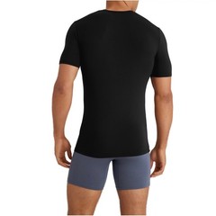 Tommy John Mens L Essential Second Skin Modal Crew Neck Undershirt 3 Pack Black
