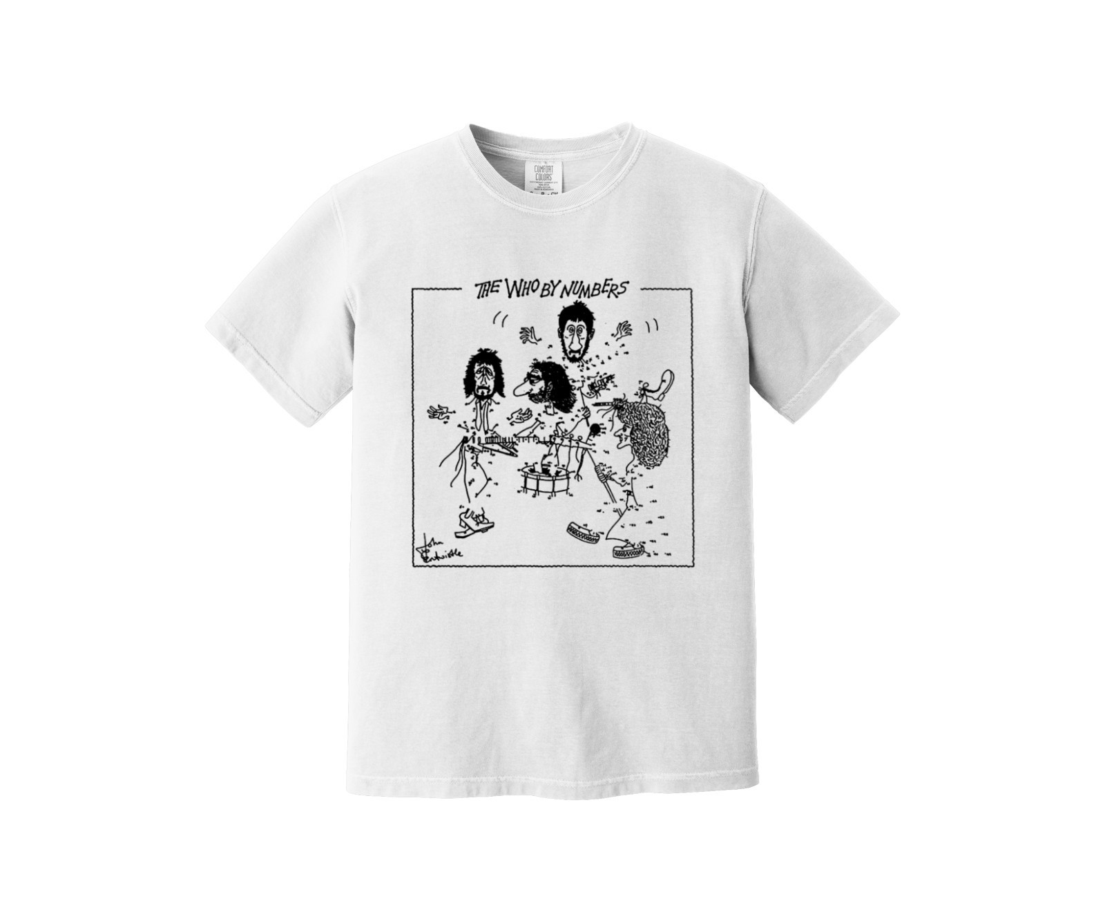 The Who Heavyweight T Shirt - By Numbers Album Art, My Generation, Baba O’Riley gallery