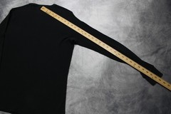 Faherty Shirt Mens Large Black Thermal Long Sleeve Waffle Knit Crewneck Soft