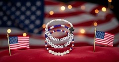 3Pcs Charlie Kirk Bracelets Freedom Turning Point 3 Pcs
