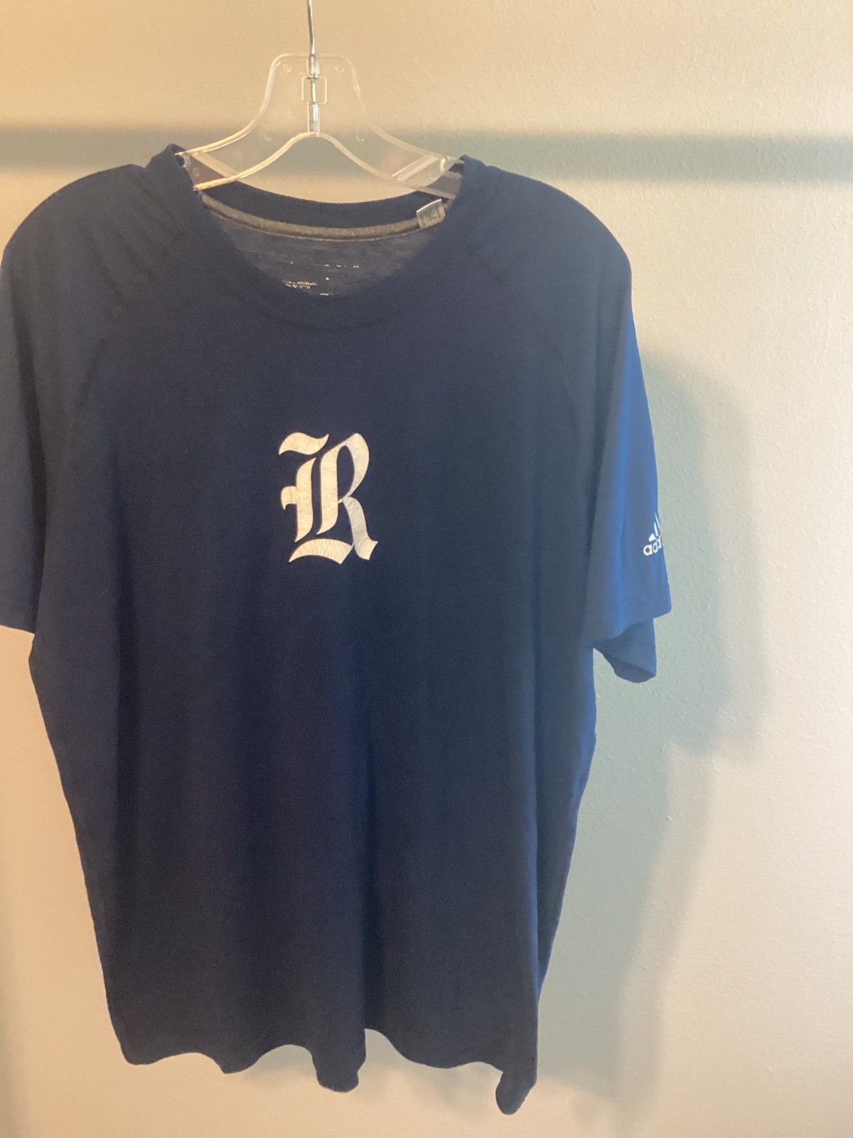 Med Adidas Authentic Team Issue Rice Owls college baseball workout shirt gallery