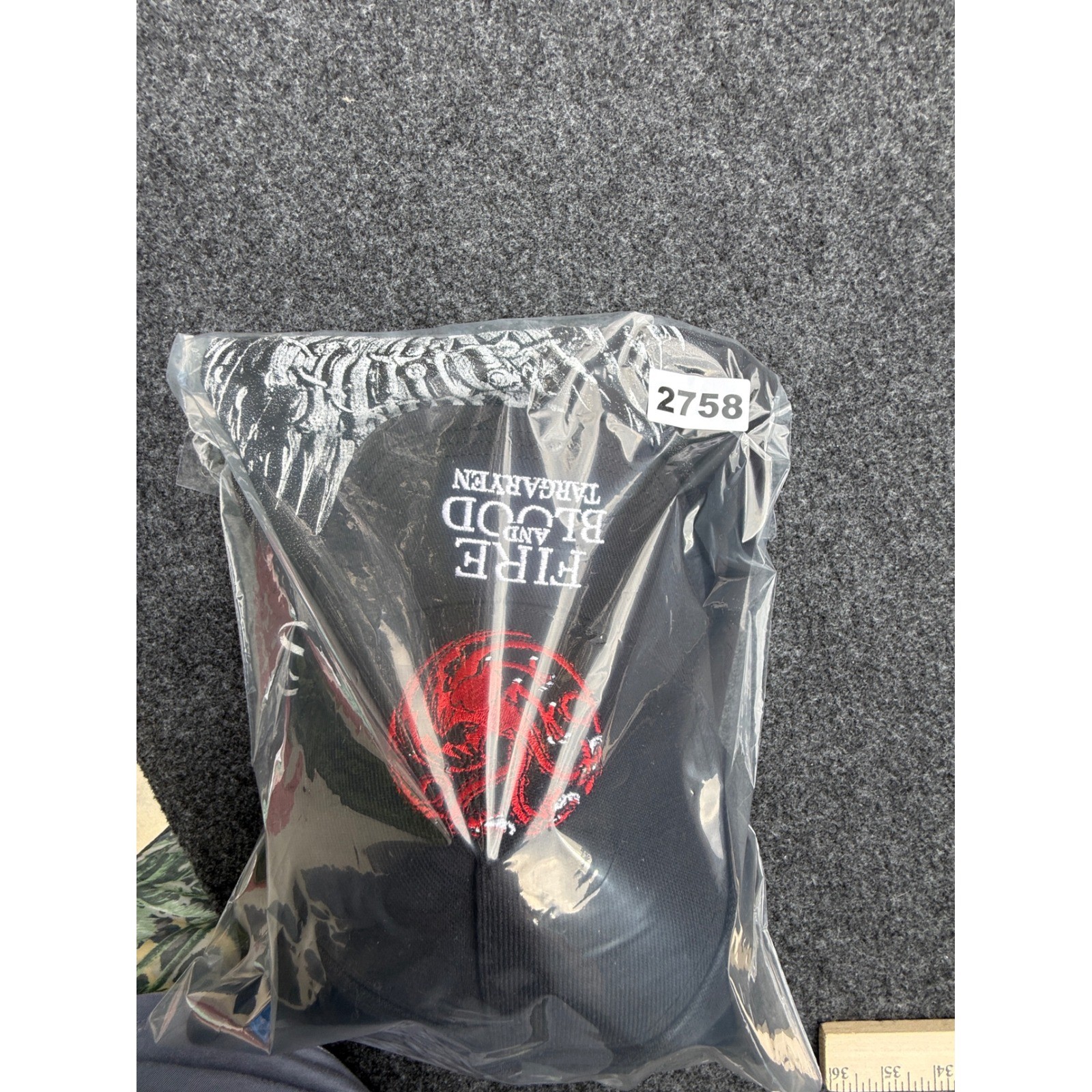 Game of Thrones Shirt Hat Mens Medium Black House Targaryen Iron Throne Bundle gallery