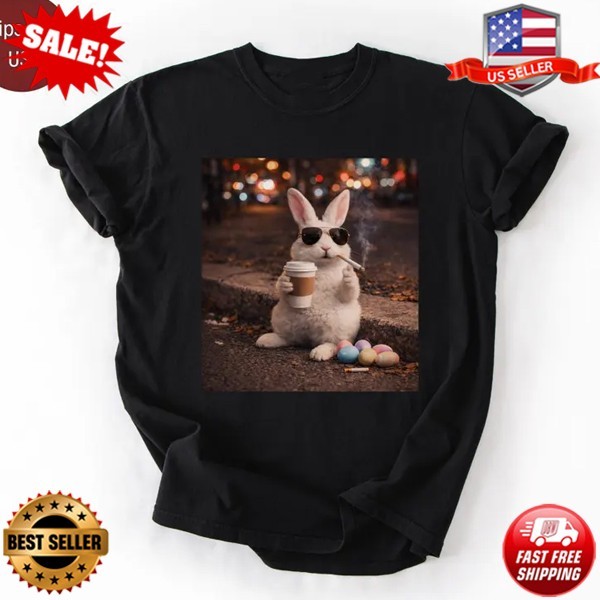 Funny Easter Bunny Shirt, Easter Gift, Sarcastic Meme Unisex T-Shirt S-3XL