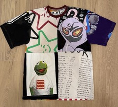 Asspizza Patchwork Panel Multi Logo Tee Shirt Large 2024 1/1 RARE