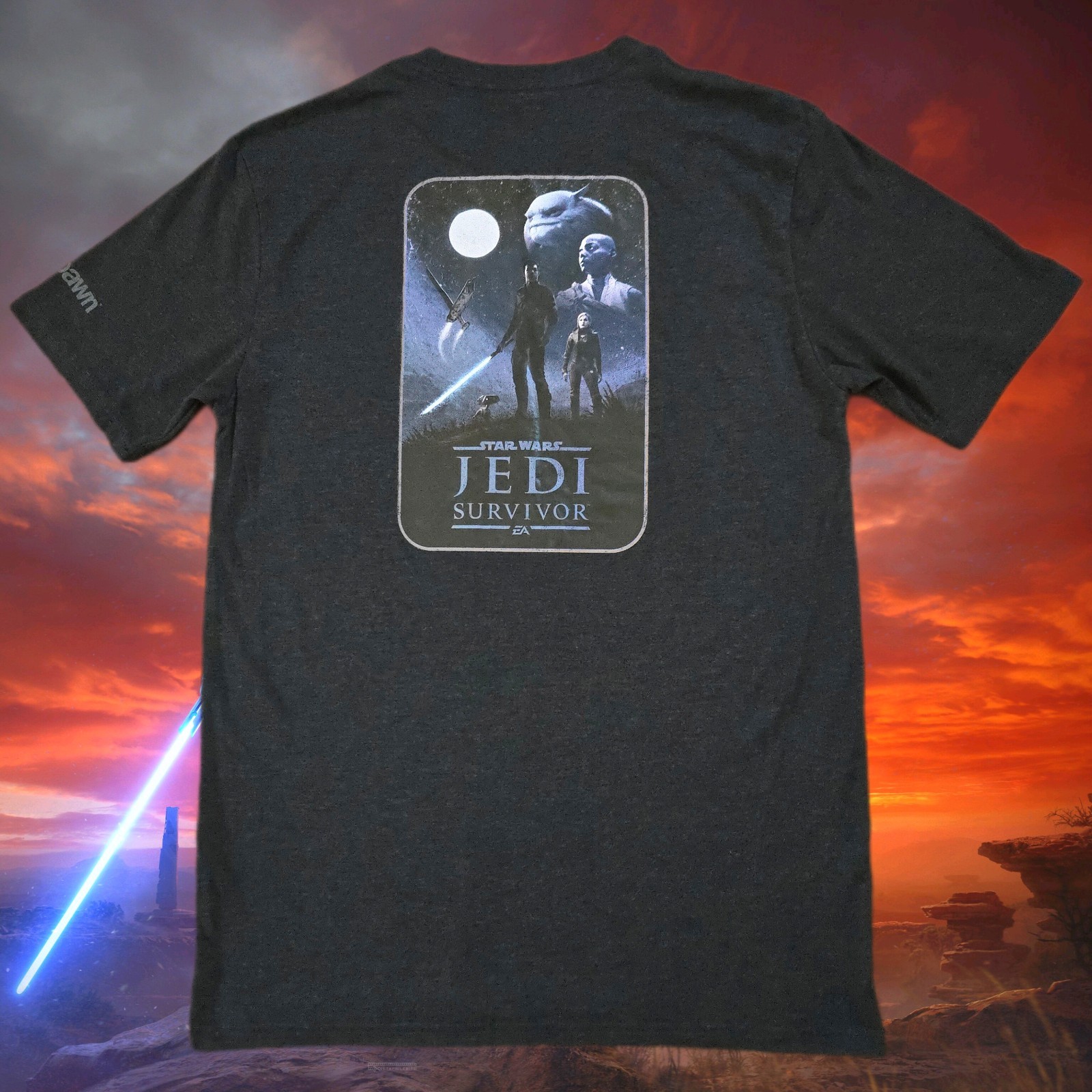 Star Wars Jedi Survivor T-shirt 2023 Respawn Dev Team crew shirt - Mens Medium gallery