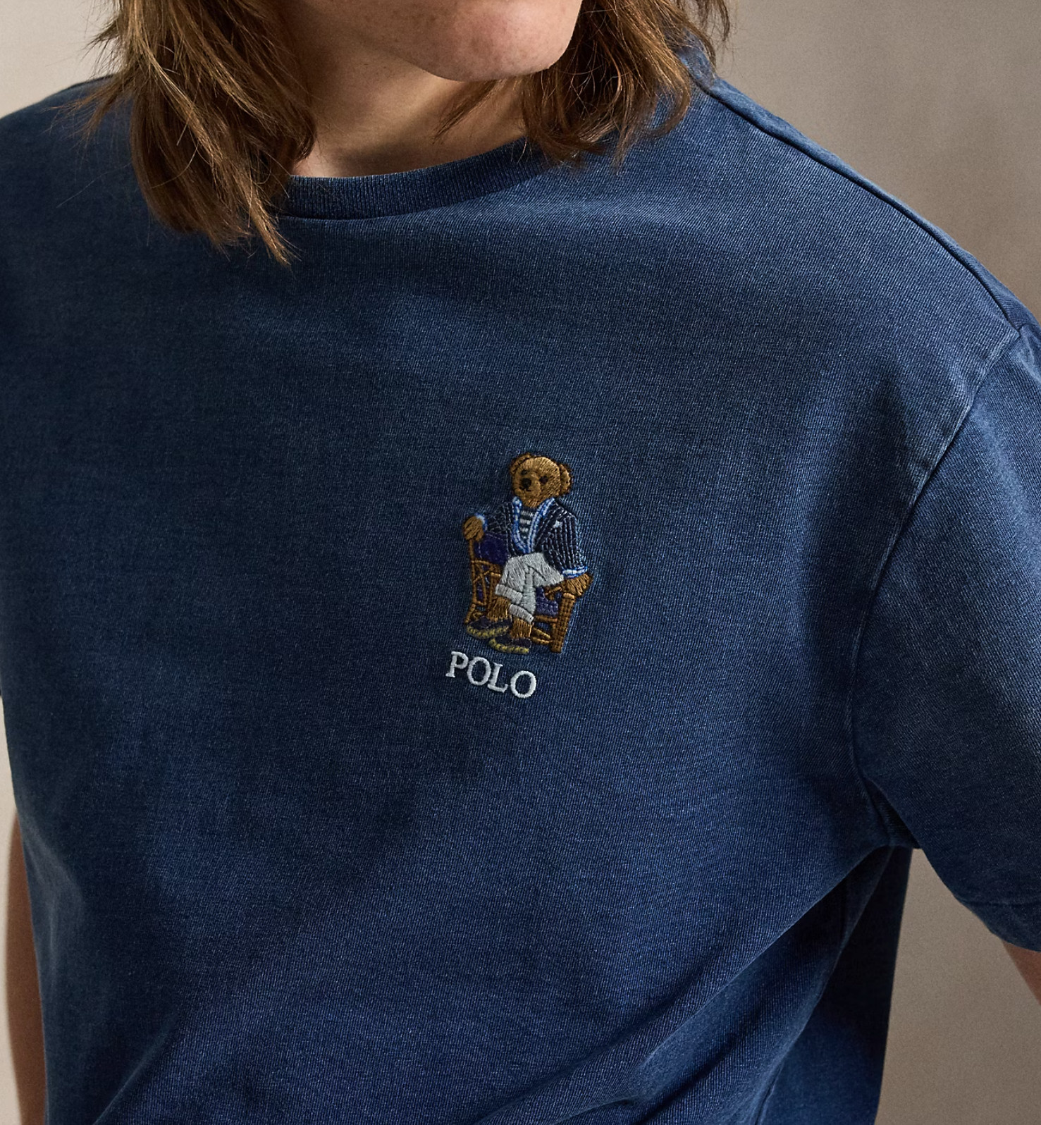 *NEW* Men Polo Ralph Lauren Classic Fit Polo Bear Indigo T-Shirt DARK INDIGO 👍 gallery