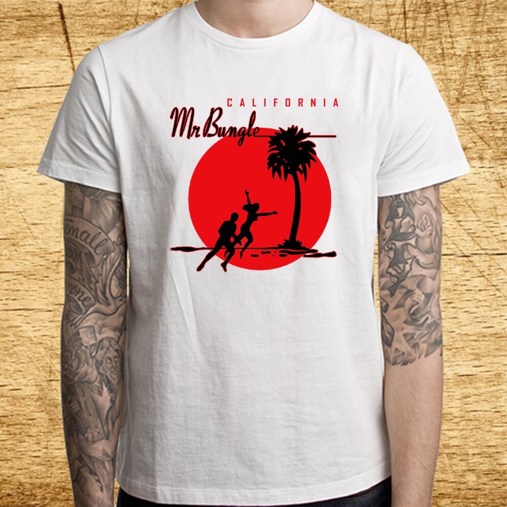 MR Bungle California Men’s White Size S-5XL