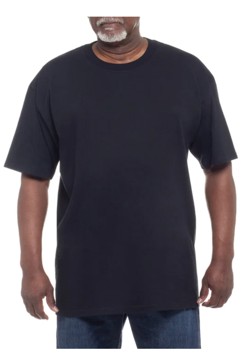 Kirkland Signature Men’s Heavyweight Crew Neck Tee, 6-pack Cotton White Black* gallery