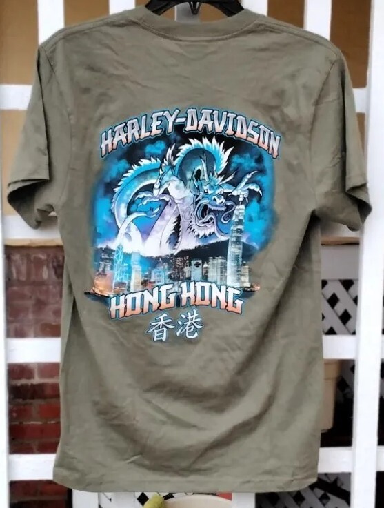 Vintage Harley Davidson Shirt Hong Kong Small? XS? gallery