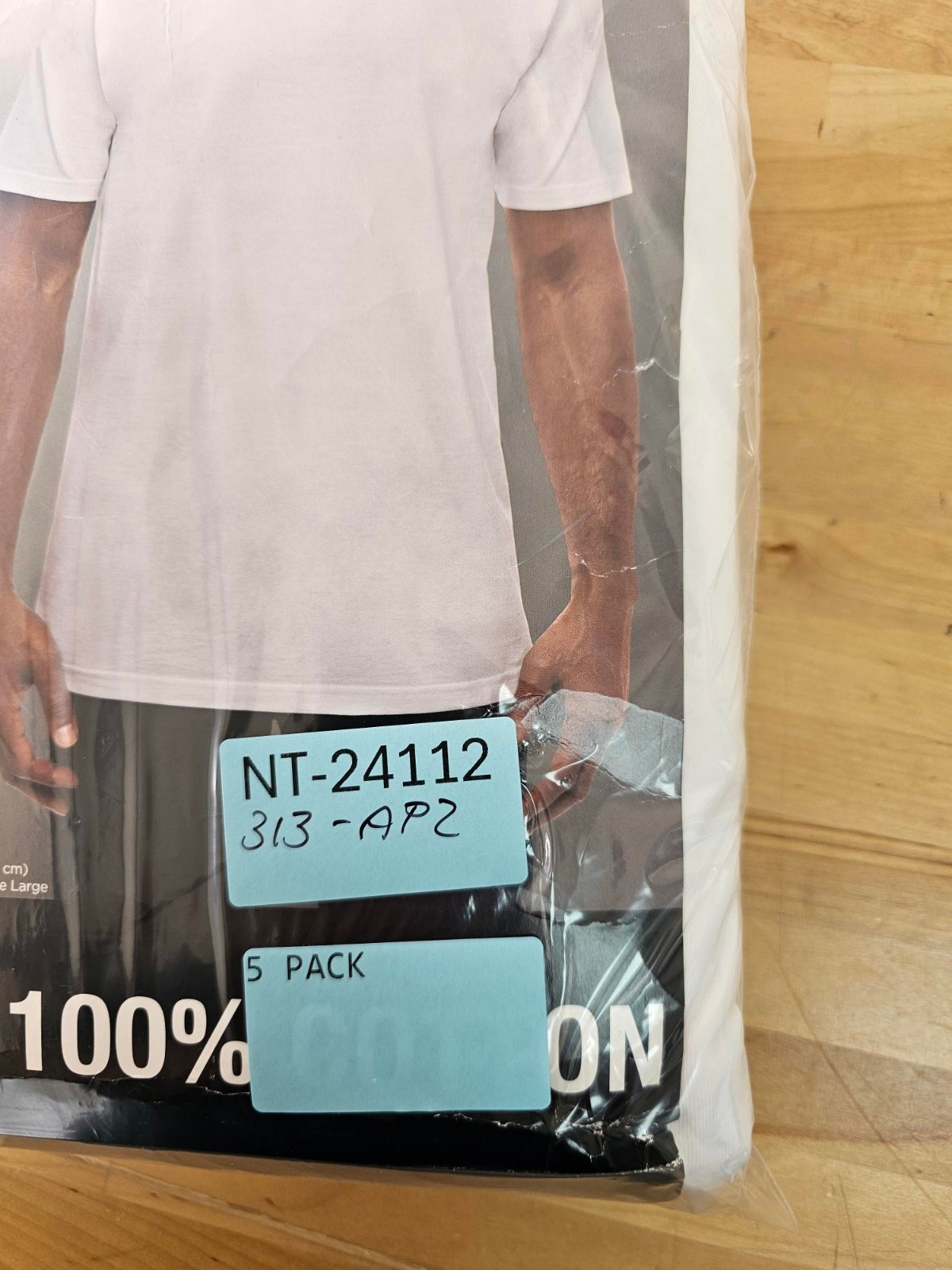 *5 PACK* XXL / 2XL - WHITE - Kirkland Signature Men’s Crew Neck Cotton Shirts gallery