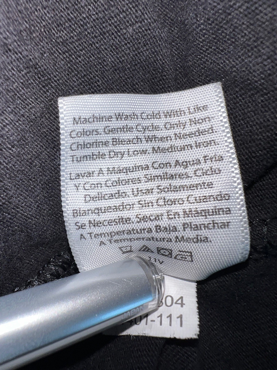 🍀 FLAW See Pics George Men's Black XS (30-32) Long Sleeve Crew Neck T-Shirt! gallery