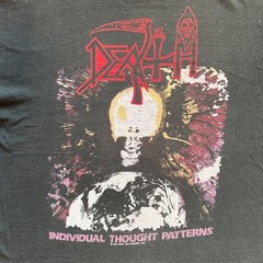 1993 DEATH INDIVIDUAL THOUGHT PATTERNS Vintage T-Shirt Reprint