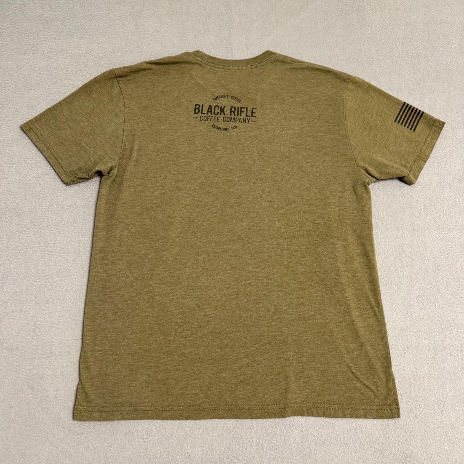 Black Rifle Coffee Company Shirt Mens Large Olive Green Coffee Or Die Graphic T gallery